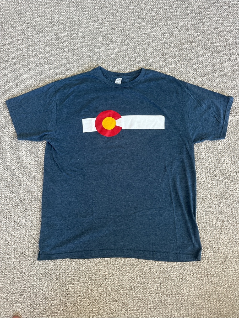 Blue Colorado Flag Graphic Tee XL